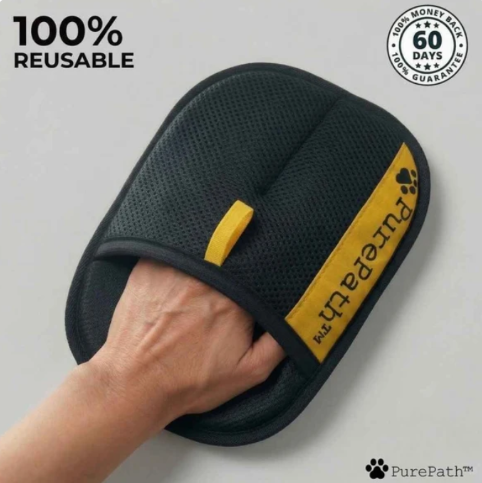 Pet hair remover glove